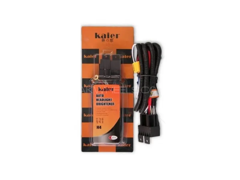 Kaier H4 Relay Harness – H4 Headlight Brightener with Fuse Protection Image-1