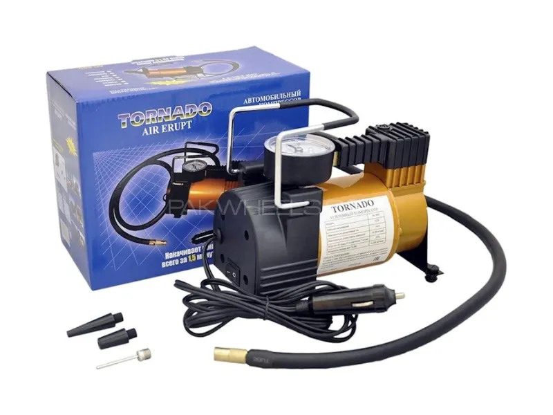 12V Portable Air Compressor – AC580 Tornado, Single Piston 30mm, 150 PSI Image-1