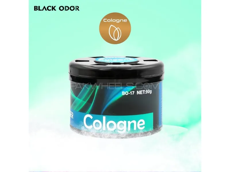 Cologne Car Air Freshener – Long-Lasting Black Odor Eliminator (BO17) Image-1