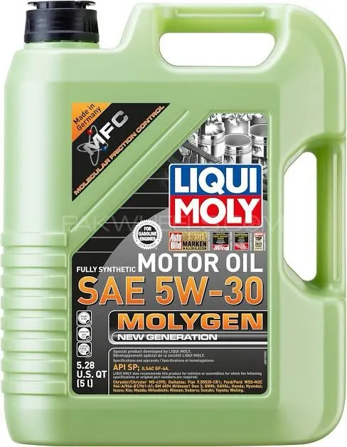 Liqui Moly Molygen New Generation SAE 5W-30 Fully Synthetic Motor Oil – 5 Liters Image-1