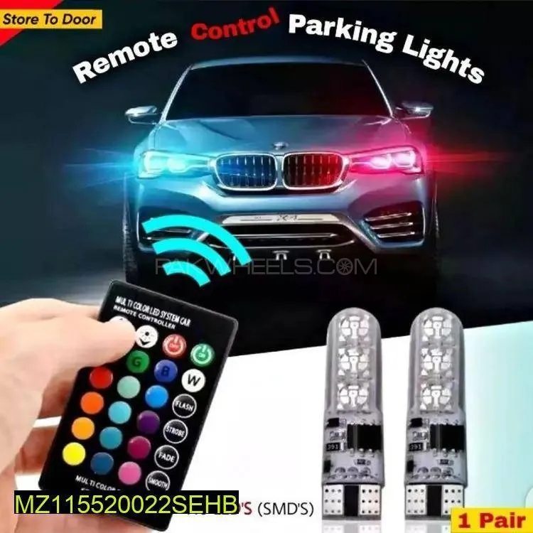 SMDs LED Car parking light Bulbs pair Re Image-1