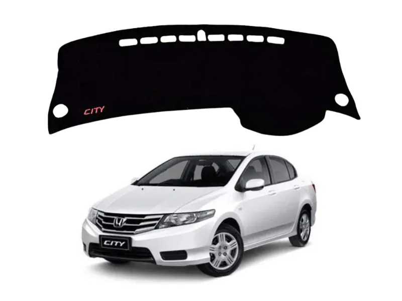Velvet Dashboard Mat for Honda City 2009-2021 Image-1
