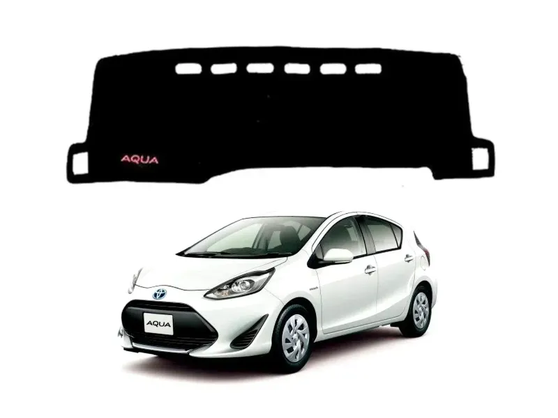 Velvet Dashboard Mat for Toyota Aqua 2012-2020 Image-1