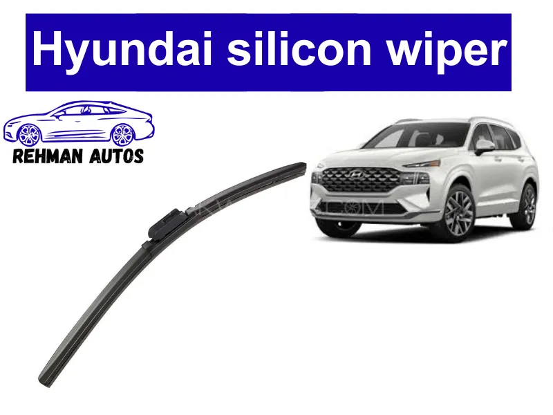 Zingfix Soft Rubber Wiper Blade for Hyundai Santa Fe (2021-2024) Image-1
