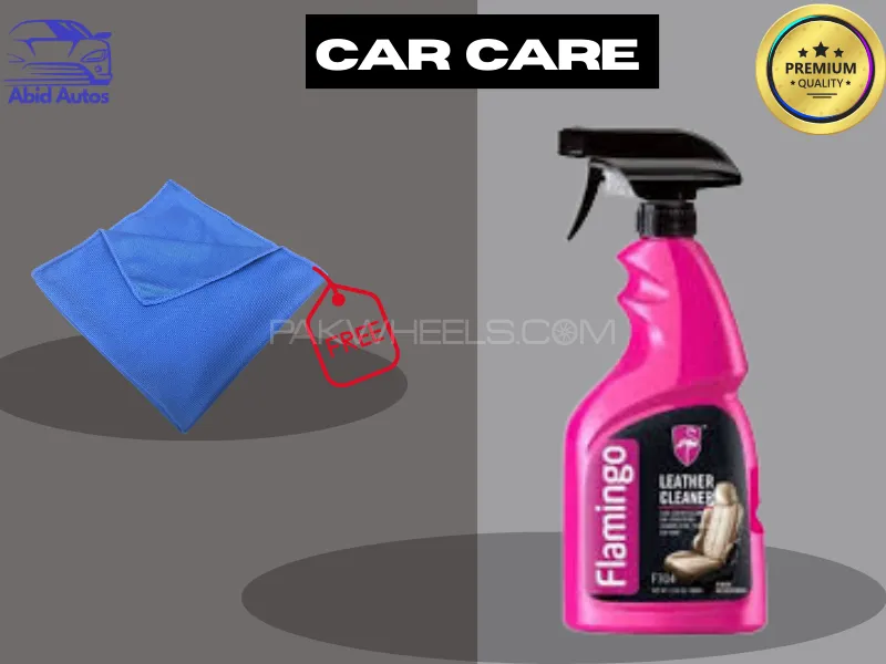 Flamingo Leather Cleaner | Deep Cleaning & Conditioning | Protects from Cracks & Fading Image-1
