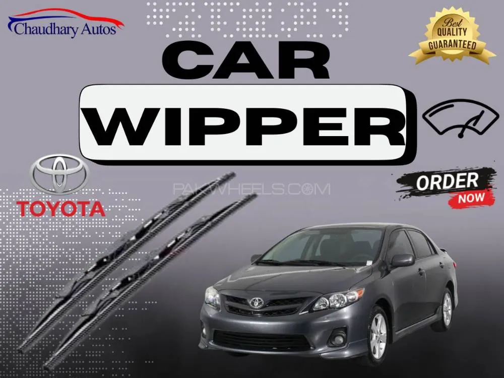 Soft Rubber Wiper Blade for Corolla 2008–2014 (10th Gen) – Silent, Streak-Free Fit Image-1