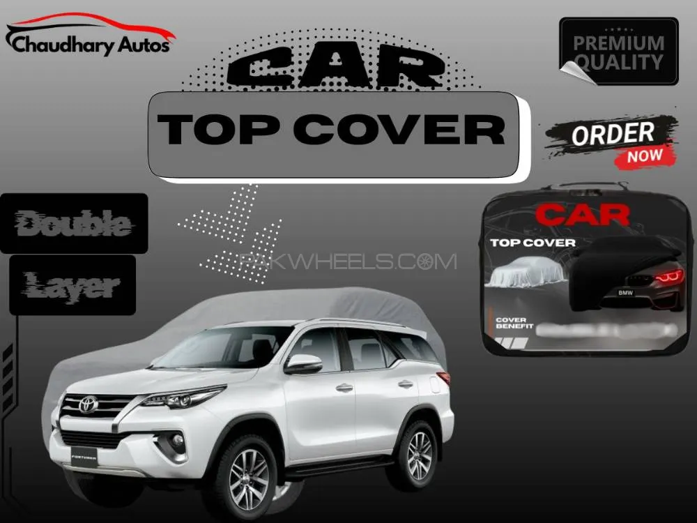 Toyota Fortuner 2016–2024 Top Cover – Double Layer, Waterproof & Scratch Resistant Image-1