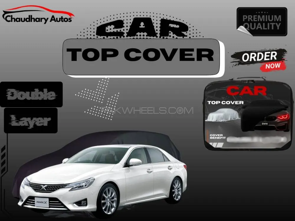Toyota Mark X 2nd Gen (2009–2019, X130) Top Cover | Grey | Double Layer | Scratch Resistant & Waterp Image-1