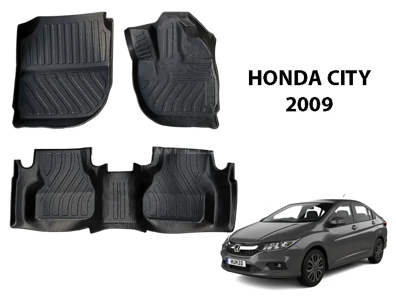 TP Full Fitting Car Mat  For Honda City 2009– All-Weather Custom Fit Protection Image-1