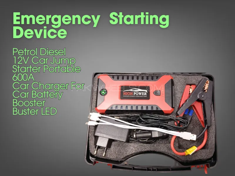 High Power | Anti Charge | Jump Starter | Power Bank Portable Power Bank | for Petrol & Diesel 2000C High Power | Anti Charge | Jump Starter | Power Bank Portable Power Bank | for Petrol & Diesel 2000C Image-2