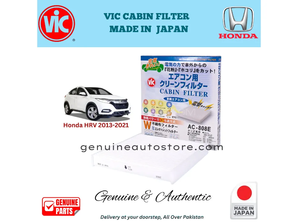Honda HR-v 2013-2022 VIC Cabin Filter - Made in Japan Image-1