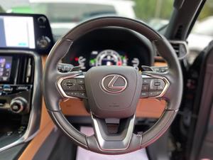 Lexus Lx 600 v6 twin turbo 
Model: 2022
Mileage: 7,700 km
Unregistered 
Fresh Import 2025 

Luxury variant:
*Finger print start button 
*Color heads up display
*Okudake (Wireless) charger 
*Back auto door 
*Rear view camera
*Under view camera 
*Rear entertainment 
*Mark levinson 3D sound system 
*Front & rear ventilated seats 
*Heating/Cooling seats
*Sunroof
*Radar
*7 seater

Calling and Visiting Hours

Monday to Saturday

11:00 AM to 7:00 PM