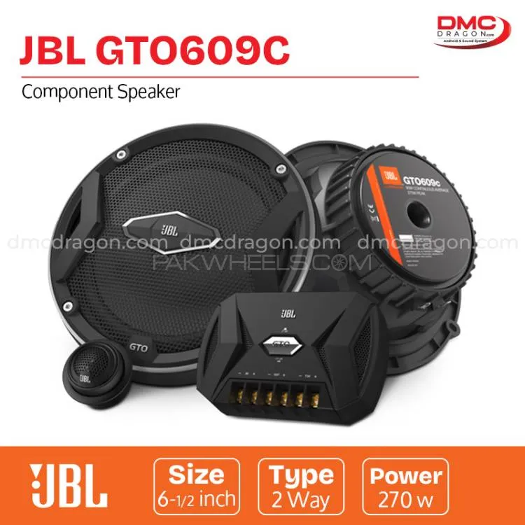 JBL GTO609C Car Component Speaker 270W Original Image-1