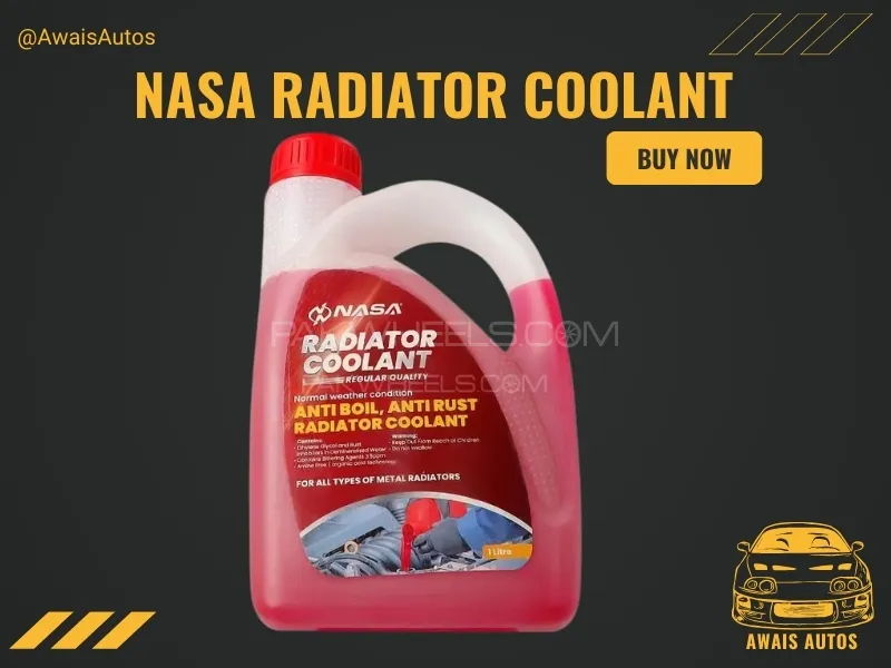 NASA Radiator Coolant Regular Red – 1 Litre | Long-Lasting Engine Protection Image-1