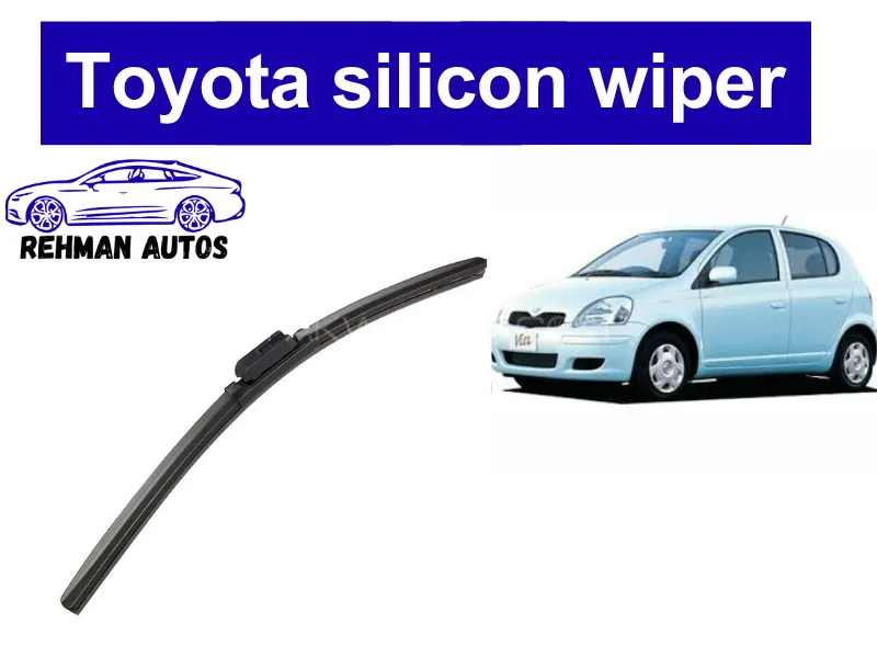 Silicone Aero Wiper Blades (Set) for Toyota Vitz 2000–2004 – Premium Quality Image-1