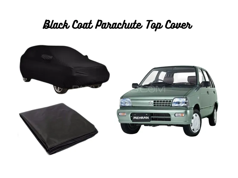 Suzuki Mehran Black Coat Parachute Top Cover Image-1