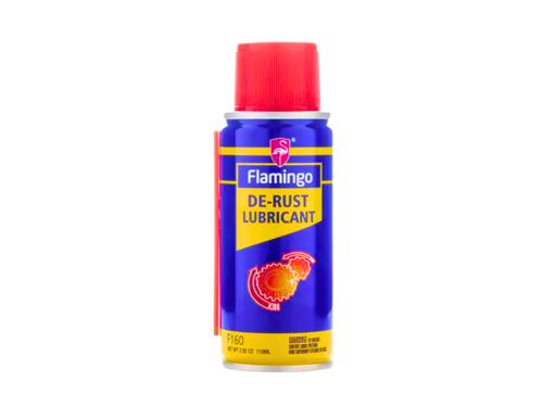 Flamingo DE-RUST Lubricant Spray 110ml | Rust Remover & Protective Oil Flamingo DE-RUST Lubricant Spray 110ml | Rust Remover & Protective Oil