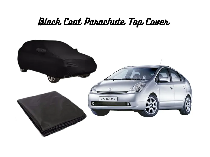 Black Coat Parachute Car Top Cover for Toyota Prius 2003–2009 Image-1