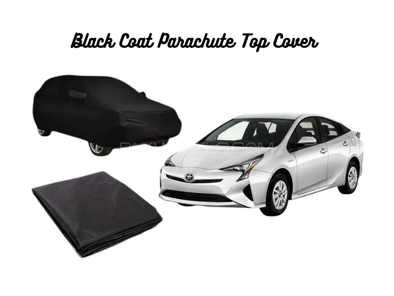 Black Coat Parachute Car Top Cover for Toyota Prius 2015–2021 Image-1