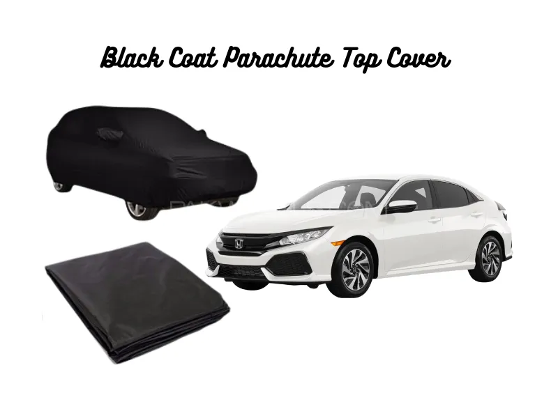 Honda Civic 2016–2021 Black Coat Parachute Top Cover Image-1