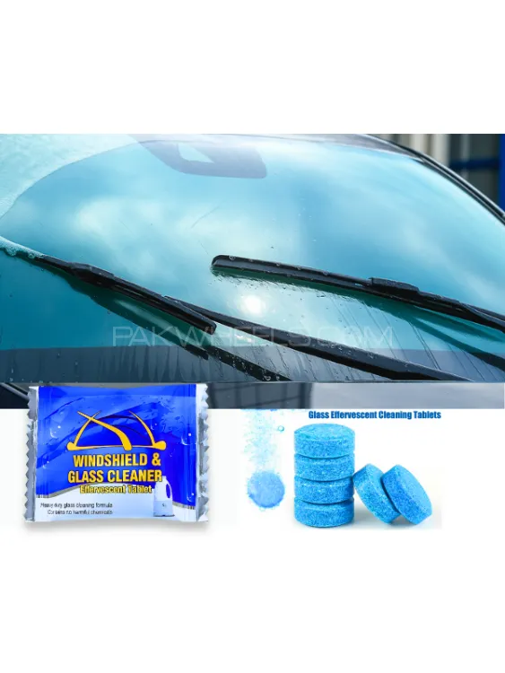 5PCS Car Windshield Glass Washer Cleaner Fluid Tablet Wind Screen Shiner Cleaning Washer Fluid Table Image-1