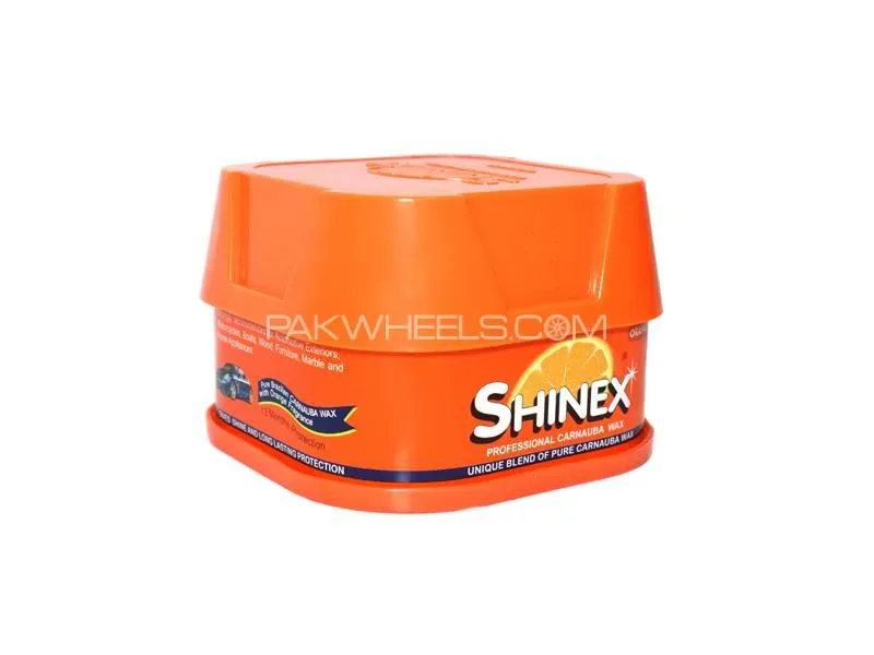 ShineX Orange Hard Wax High Quality With Highly Wather Repalenty Paint Protectant Image-1