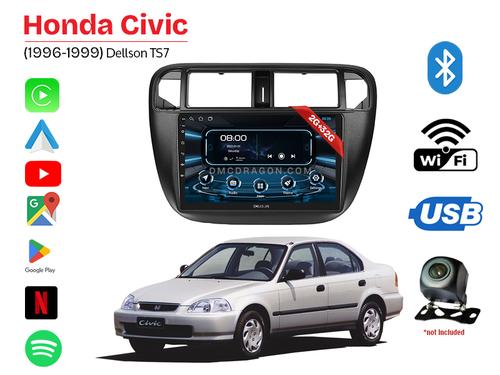 Honda Civic 1996-2000 Dellson TS7 2GB+32GB Android Panel Car Radio Stereo 9in Screen Honda Civic 1996-2000 Dellson TS7 2GB+32GB Android Panel Car Radio Stereo 9in Screen