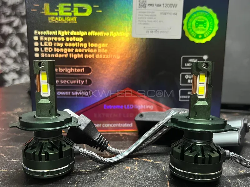 Brightest Headlight LED 2 Copper With Blaster (H4 Fitting) Image-1