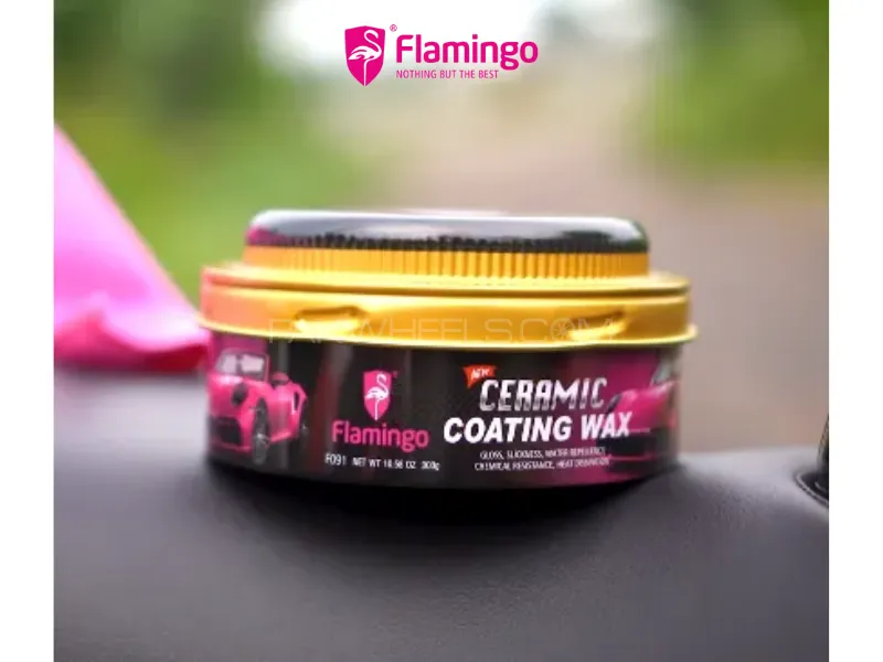 Flamingo Ceramic Coating Wax 300gm | High Gloss Shine & Long-Lasting Protection Flamingo Ceramic Coating Wax 300gm | High Gloss Shine & Long-Lasting Protection Image-2