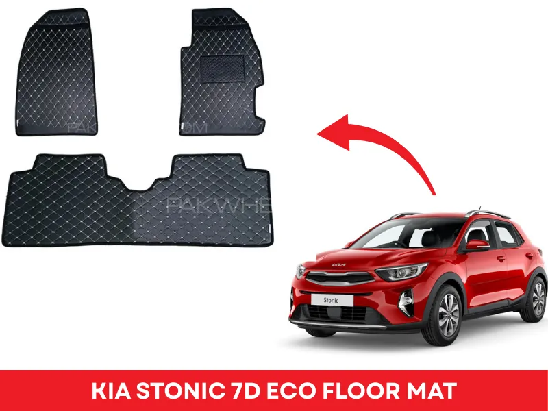 KIA  Stonic 7D ECO Floor Mat - Model 2021-2025 Image-1