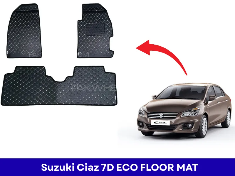 Suzuki Ciaz 7D ECO  Floor Mat  Model 2017-2019 Image-1