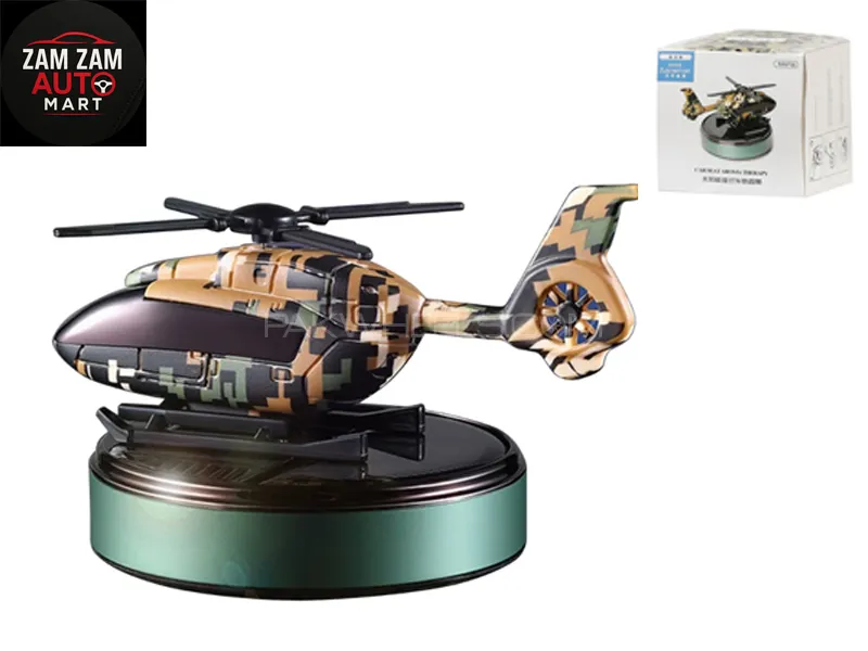 Universal Car Solar Helicopter, complete with an air freshener refill Image-1