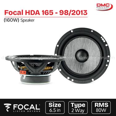 Focal HDA 165 – 98/2013 Two Way Speaker 6.5in Car Sound System 160W Focal HDA 165 – 98/2013 Two Way Speaker 6.5in Car Sound System 160W