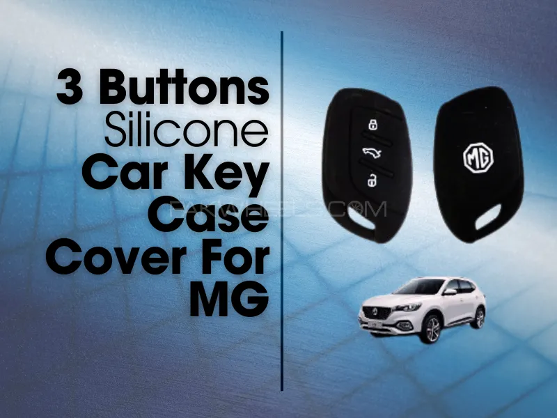 3 Buttons | Silicone | Car Key Case | Cover For MG Image-1