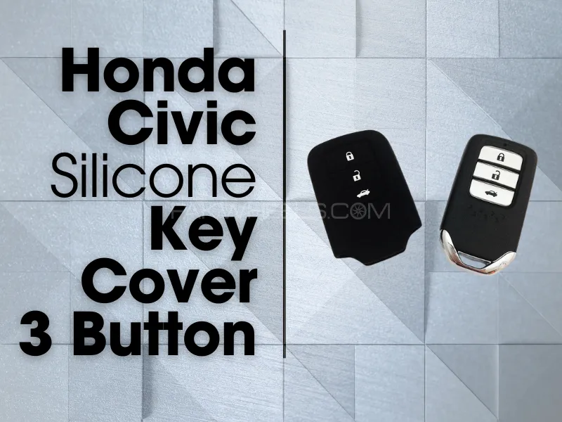 Honda Civic | Silicone | Key Cover | 3 Button Image-1