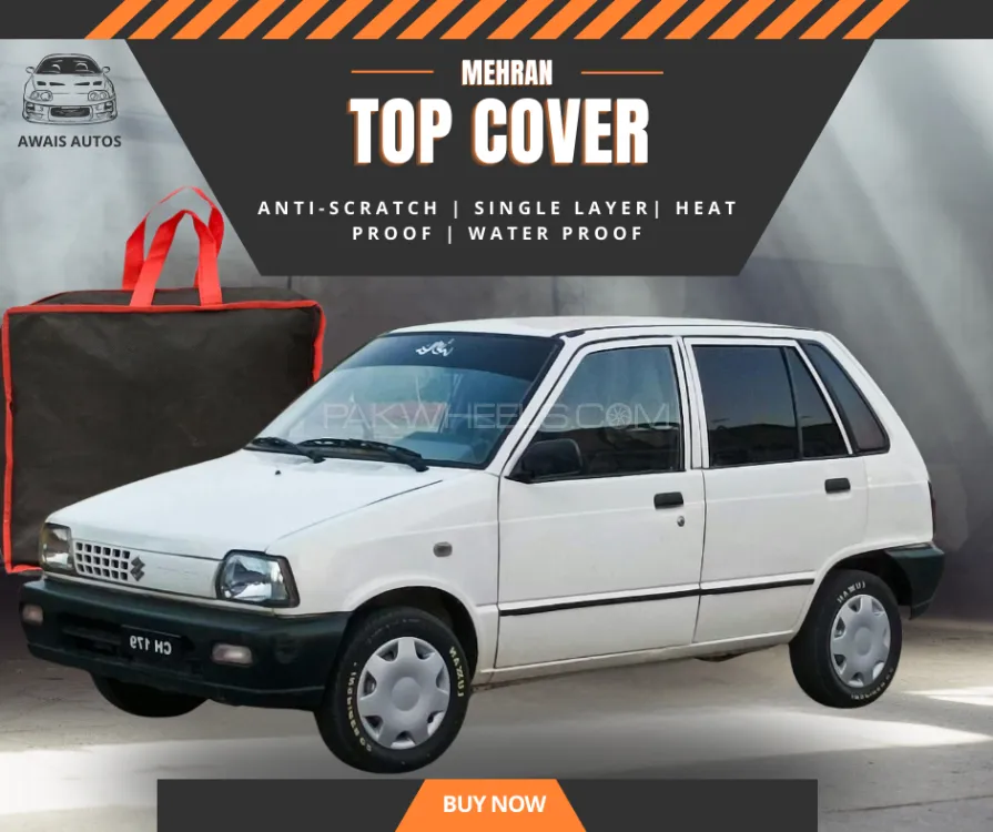 Suzuki Mehran Car Top Cover | Single Layer Waterproof Parachute | Premium Protection Image-1