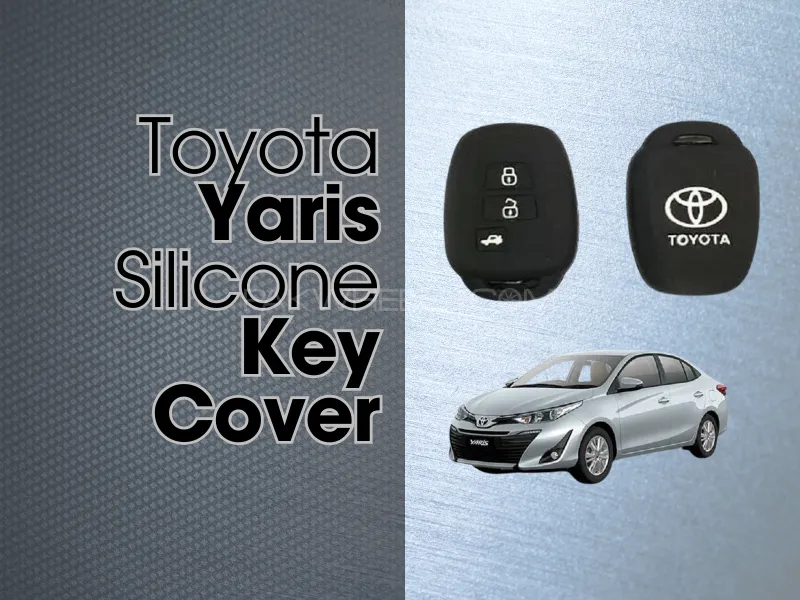 Toyota Yaris | Silicone | Key Cover | Key Protection Image-1