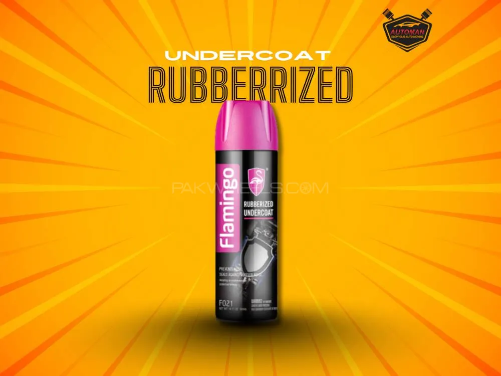 Flamingo Rubberized Undercoat – 500ml | Sound & Corrosion Protection Image-1