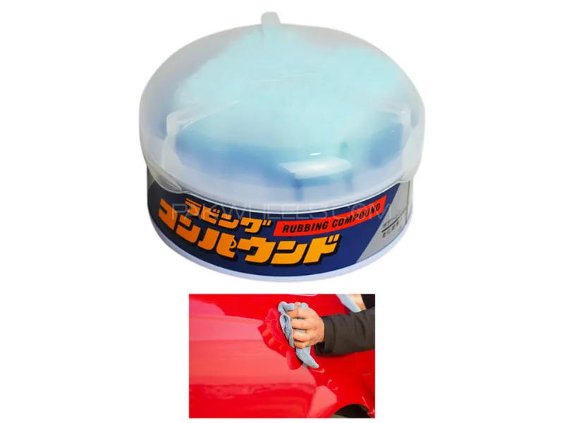 SOFT99 Rubbing Compound 200g – Scratch Remover, Car Paint Restorer & Polishing Compound Image-1