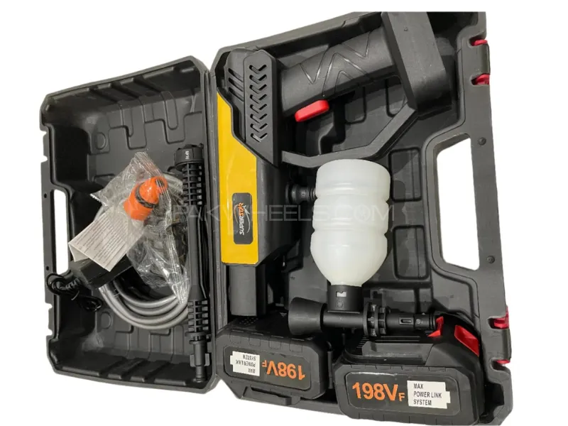 6 in 1 Nozzle - Imported Wireless Pressure Washer Gun - Dual Battery 198V 6 in 1 Nozzle - Imported Wireless Pressure Washer Gun - Dual Battery 198V Image-10