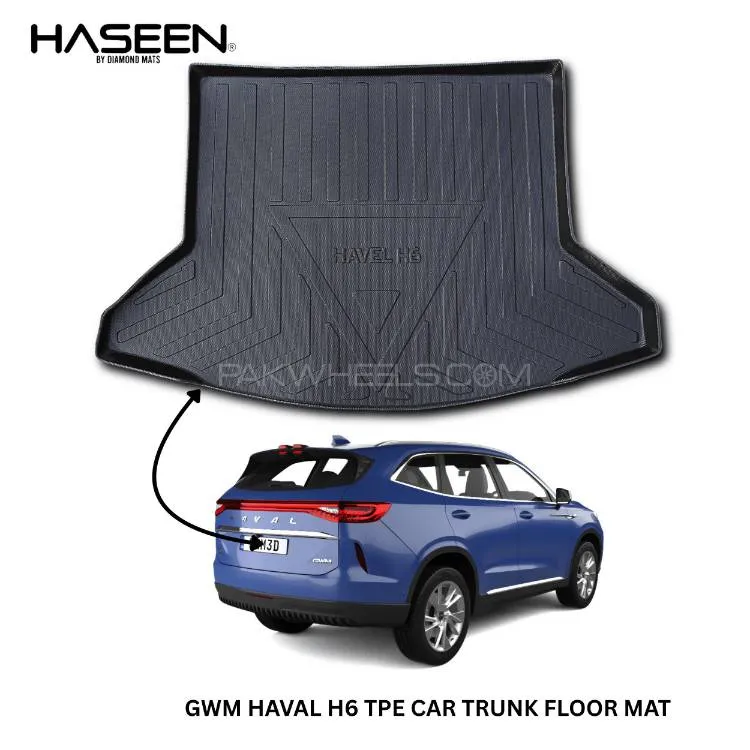 GMW HAVAL H6 2022-2024 TPE PLASTIC CAR TRUNK MAT Image-1