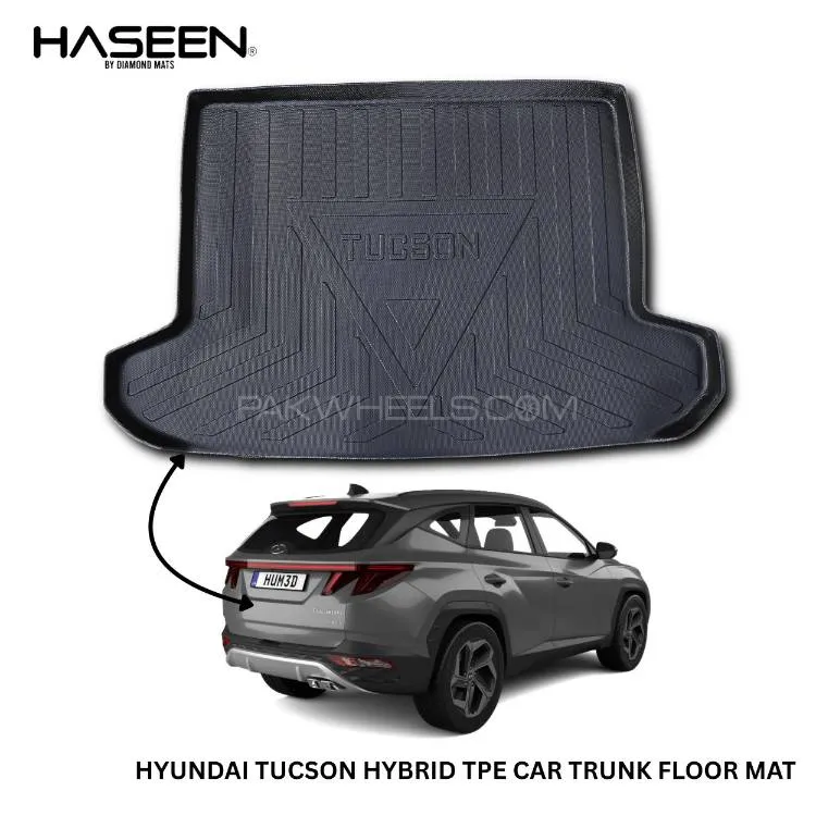 HYUNDAI TUCSON 2025 HYBRID HEV TPE PLASTIC CAR TRUNK MAT Image-1