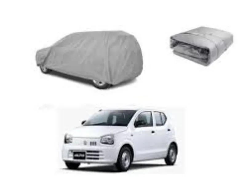 Suzuki Alto 2014 2021 Car Top Cover Parachute 100% Quality Water Resistant Geniune Size-Silver Image-1