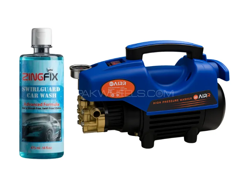 AIRR High Pressure Washer 1500W – 120 Bar with Free 500ml Car Shampoo Image-1