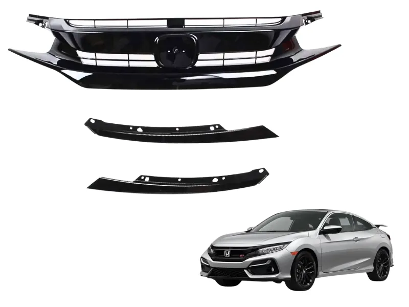 Honda Civic 1.5 Turbo 2017-2021 Front Grill Complete Set Image-1