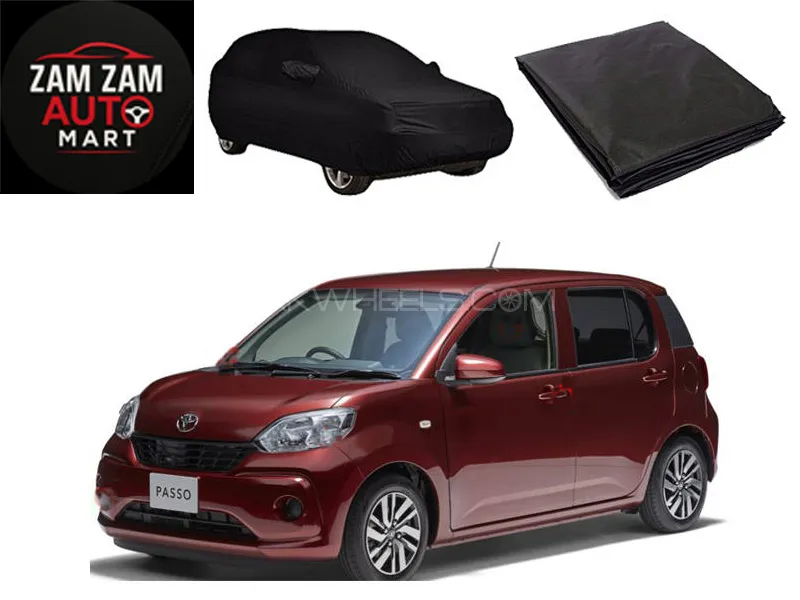 Toyota Passo Moda Model 2017-2025 High Quality Black Coated Top Cover Image-1