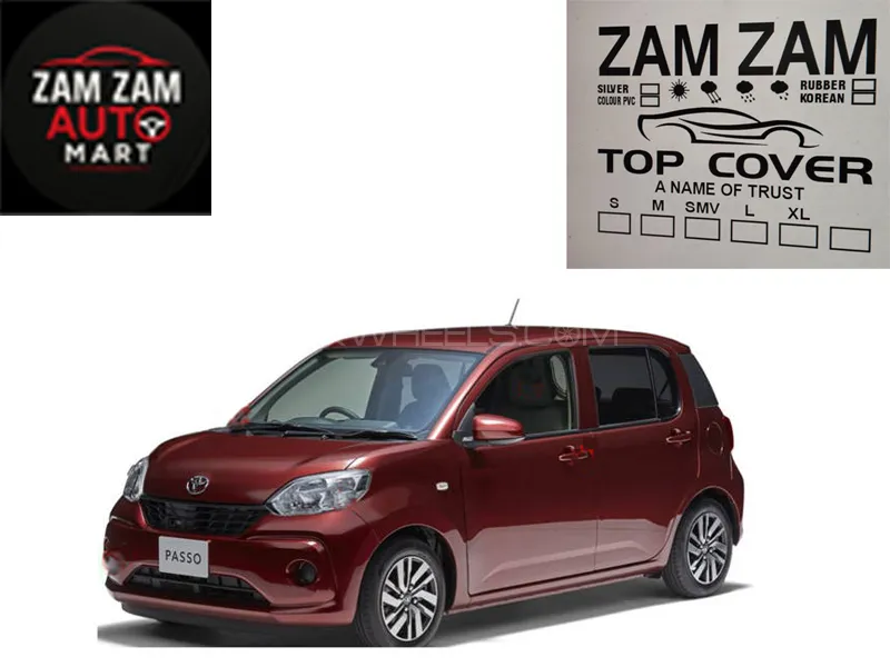 Toyota Passo Moda Model 2017-2025 Microfiber Top Cover Image-1