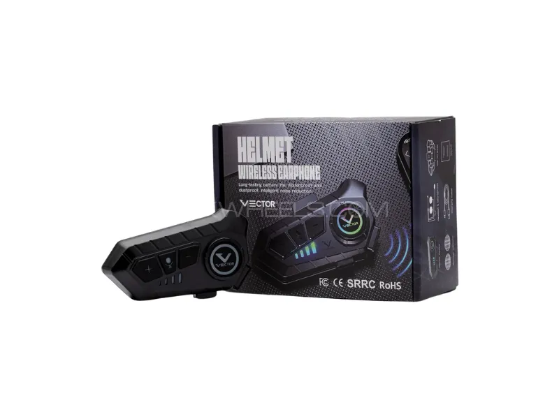 Vector Helmet Wireless Earphone (Bluetooth Headset) Image-1