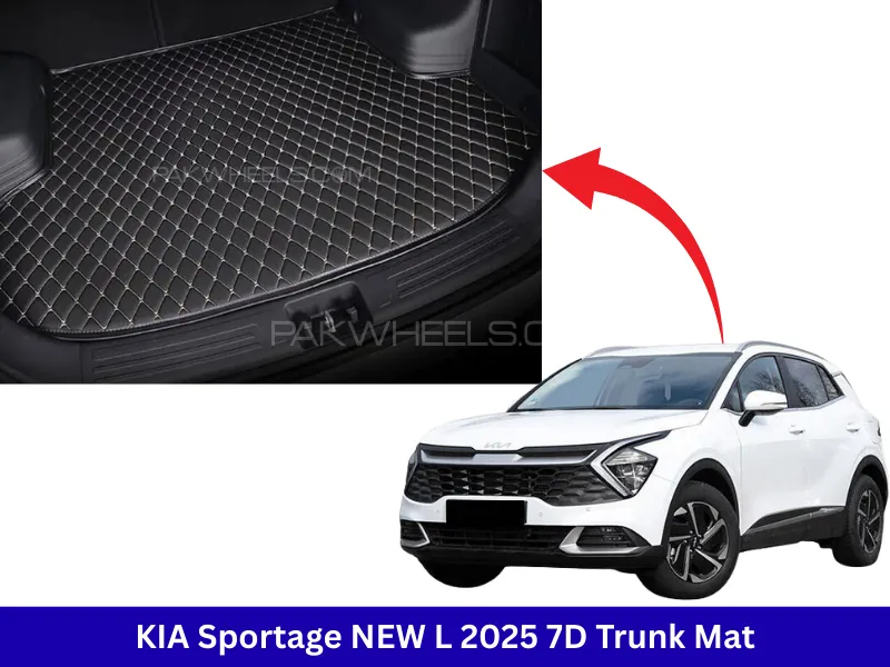KIA Sportage L  7D Custom Car Trunk Mat - Model 2025 Image-1