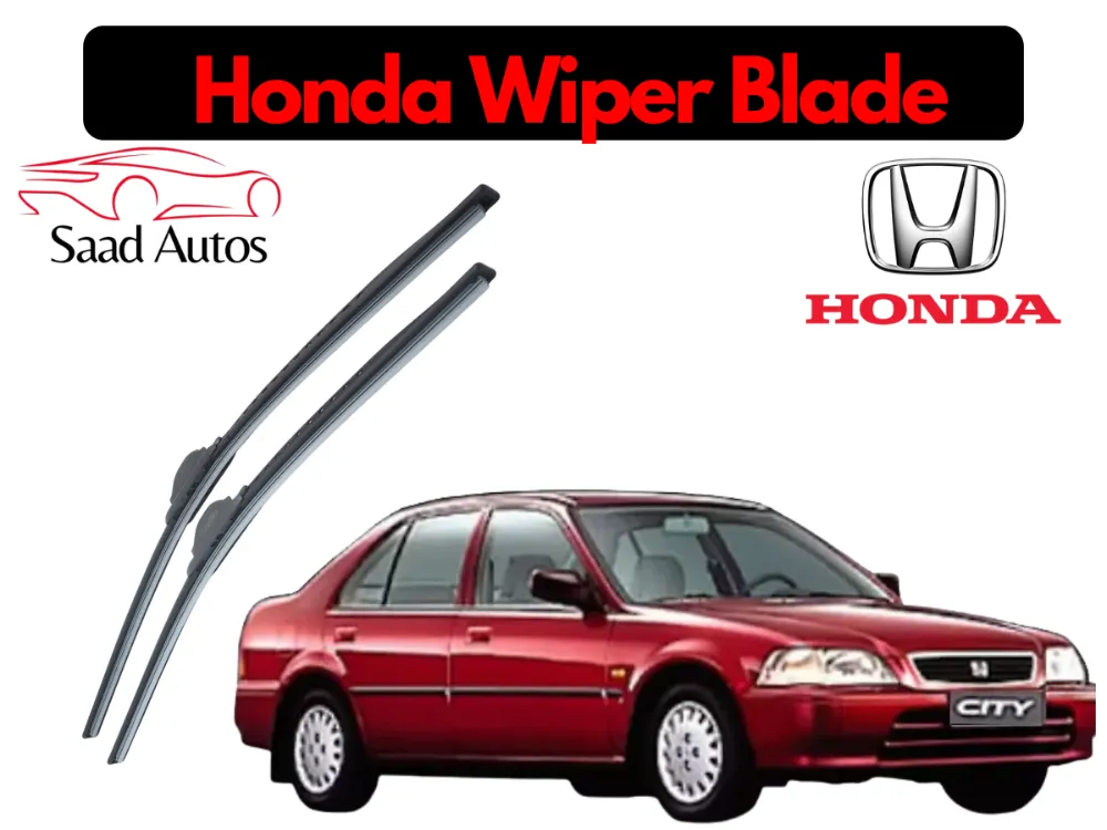 Honda City 2000–2003 Wiper Blades | High-Quality Silicon | Clear & Streak-Free Wiper Image-1